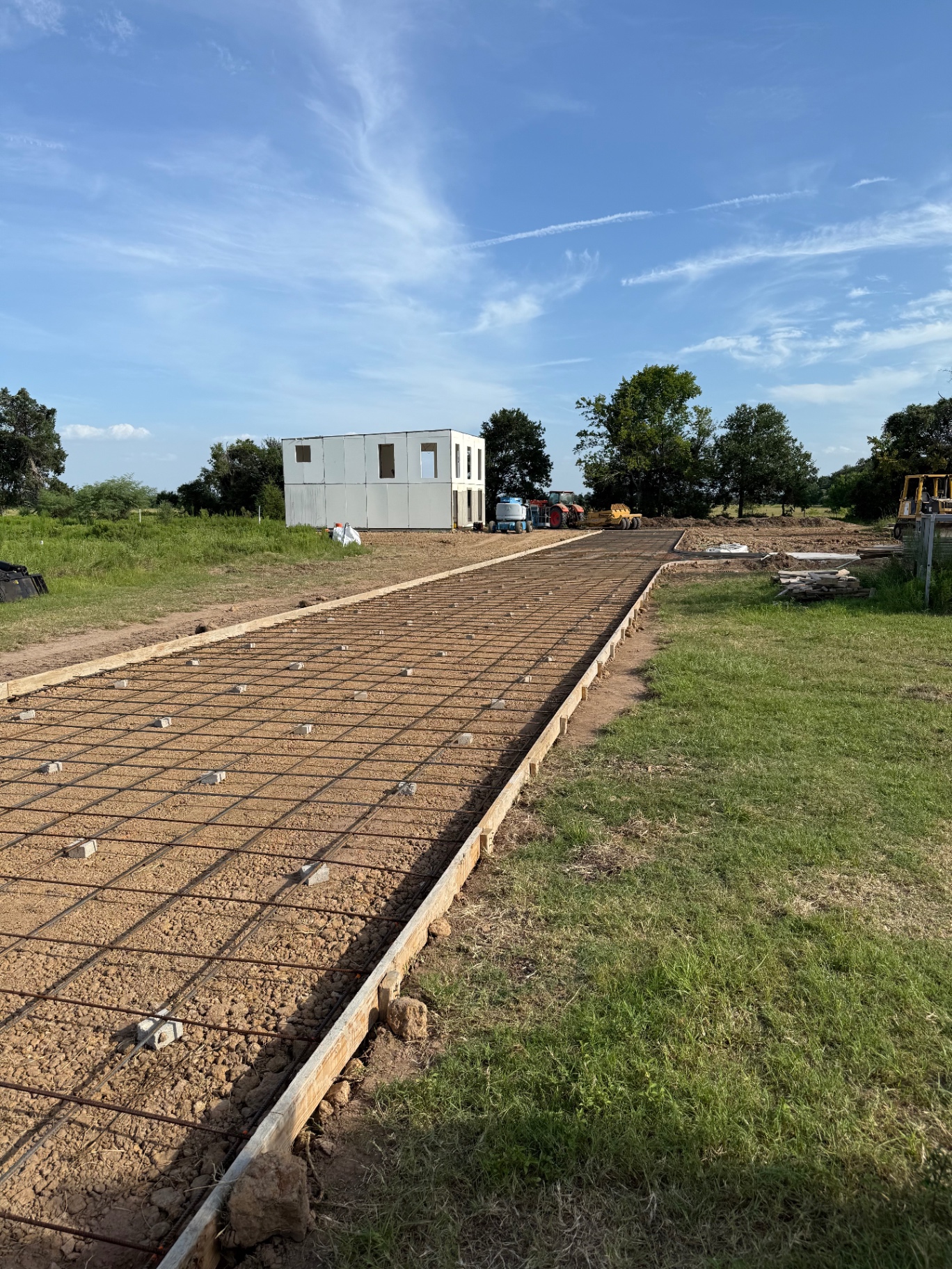 Concrete Driveway Installation • Waller, Texas — before